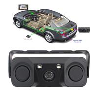 3-in-1 Camera Parking Sensor System with LED lighting Night Vision