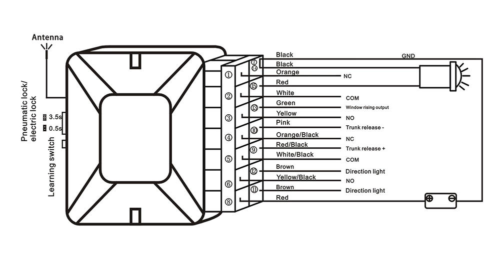 Passive keyless entry xy q618 схема подключения